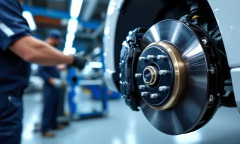 Modern otomobilin ABS ve ESP fren sistemlerinin teşhis cihazıyla kontrol edilmesi